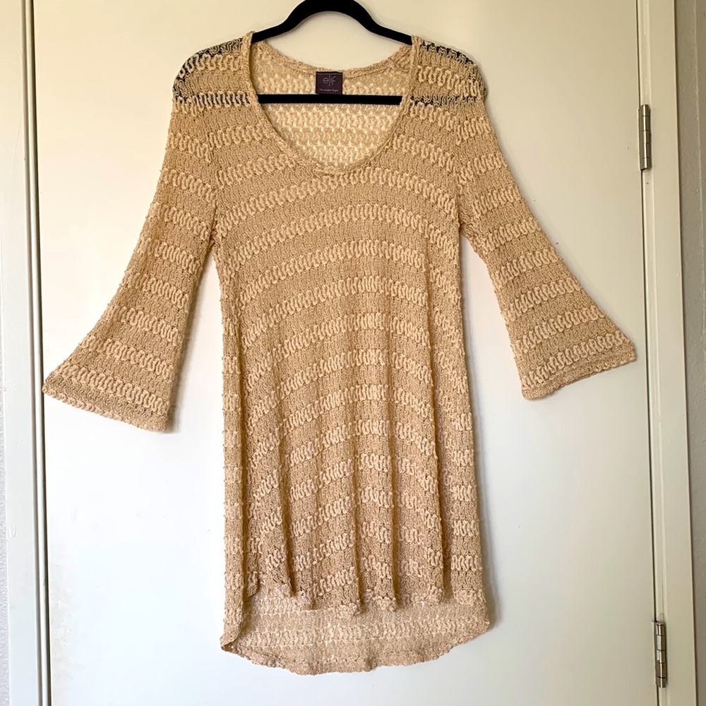 Elif - For Jordan Taylor Metallic Pullover 3/4-Sleeve